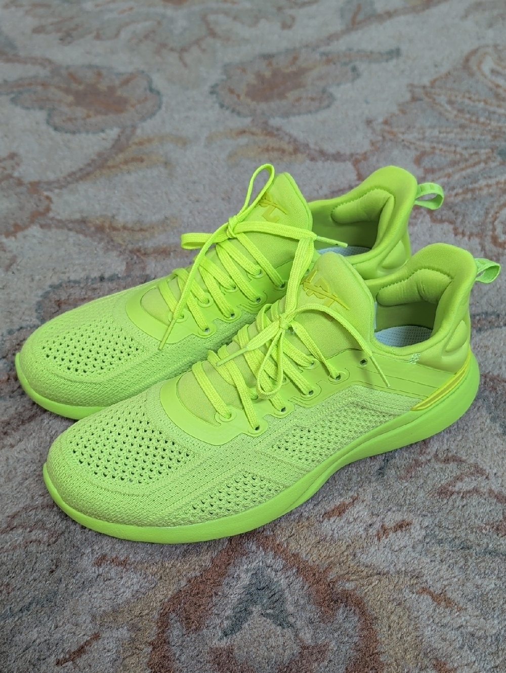 APL TechLoom Tracer Neon Lime Athletic Sneakers